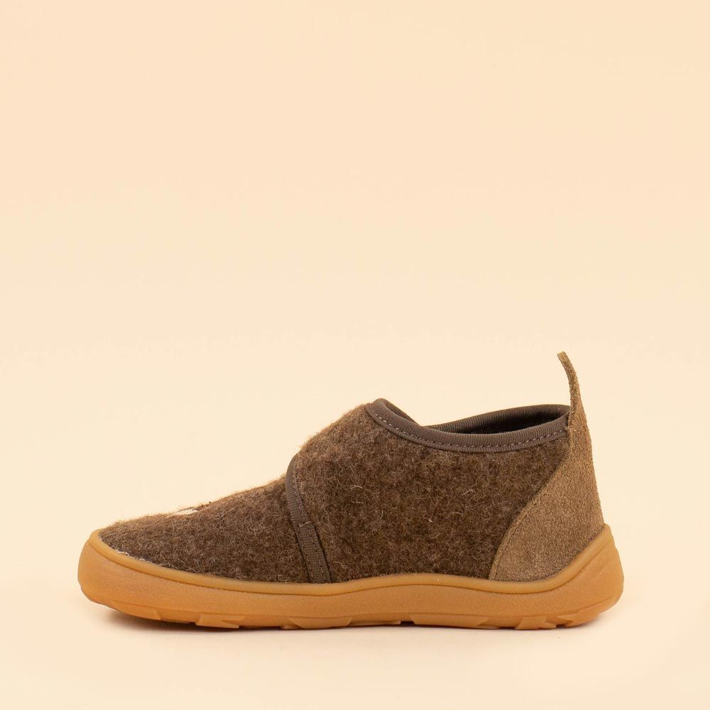 Bisgaard baby wool barefoot dark brown