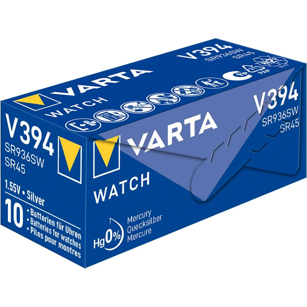 Varta 1 Watch V 394 Knopfzelle