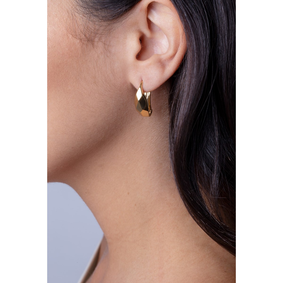 Boucles d'oreilles pendantes en Acier
