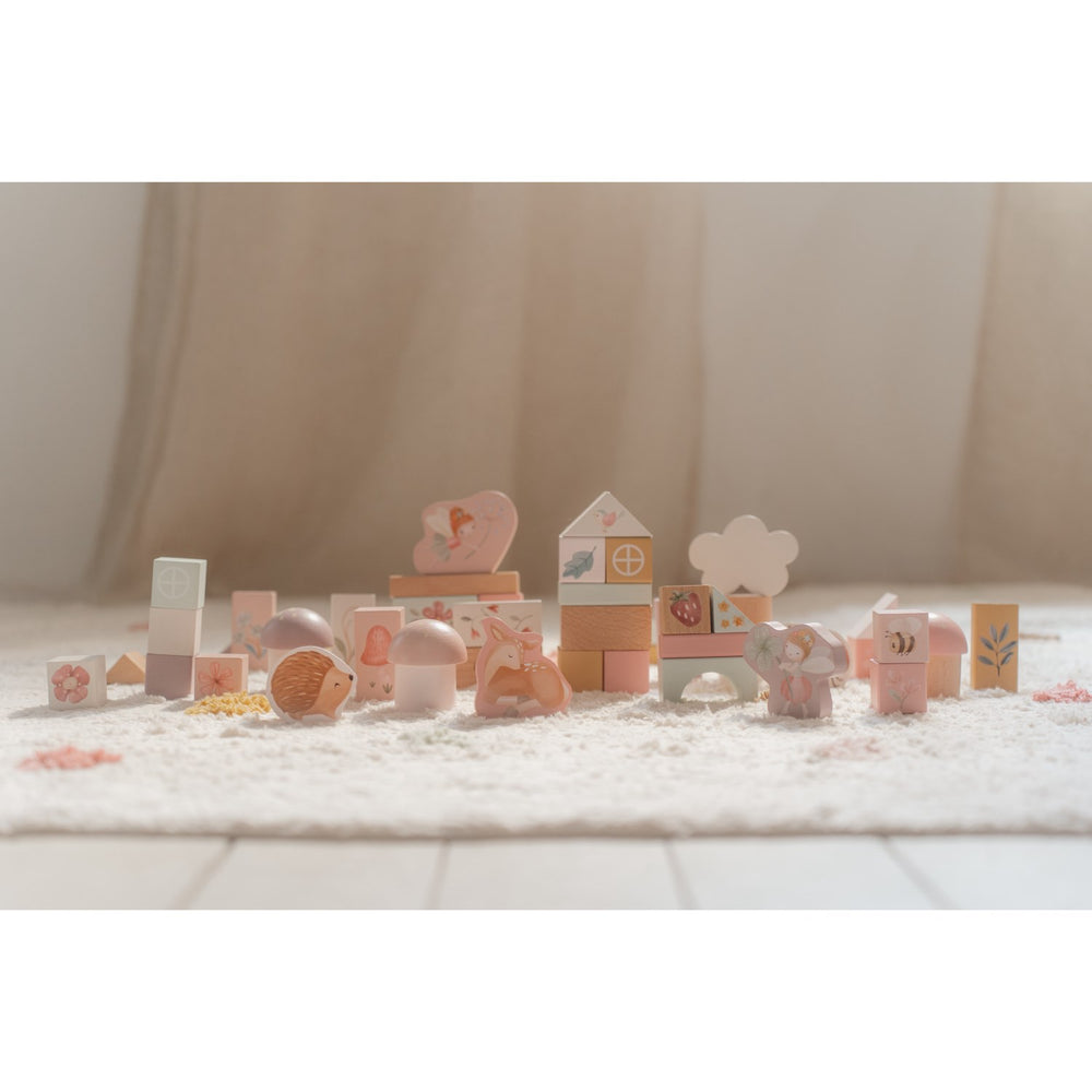 Køb Little Dutch Fairy Garden Pink Byggeklodser Træ