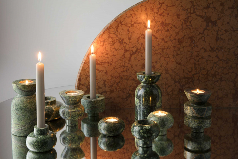Tom Dixon Rock Candle large kandelaar
