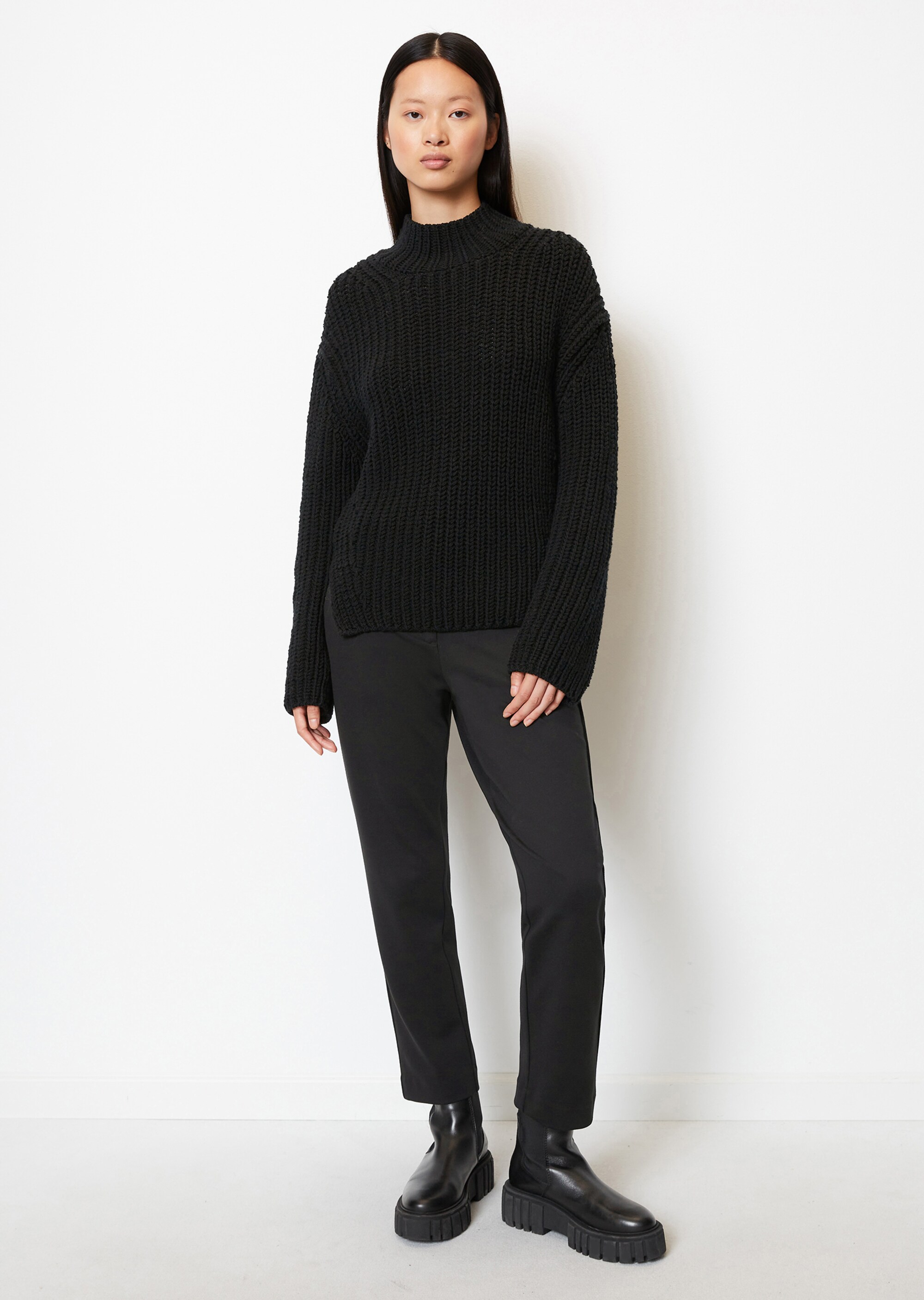 Turtleneck-Pulloveraus softer Schurwolle