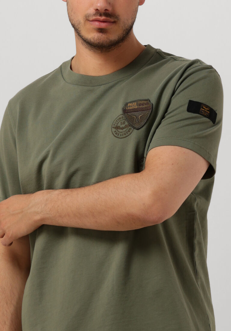 PME LEGEND mint pme legend t-shirt short sleeve r-neck unbrushed terry
