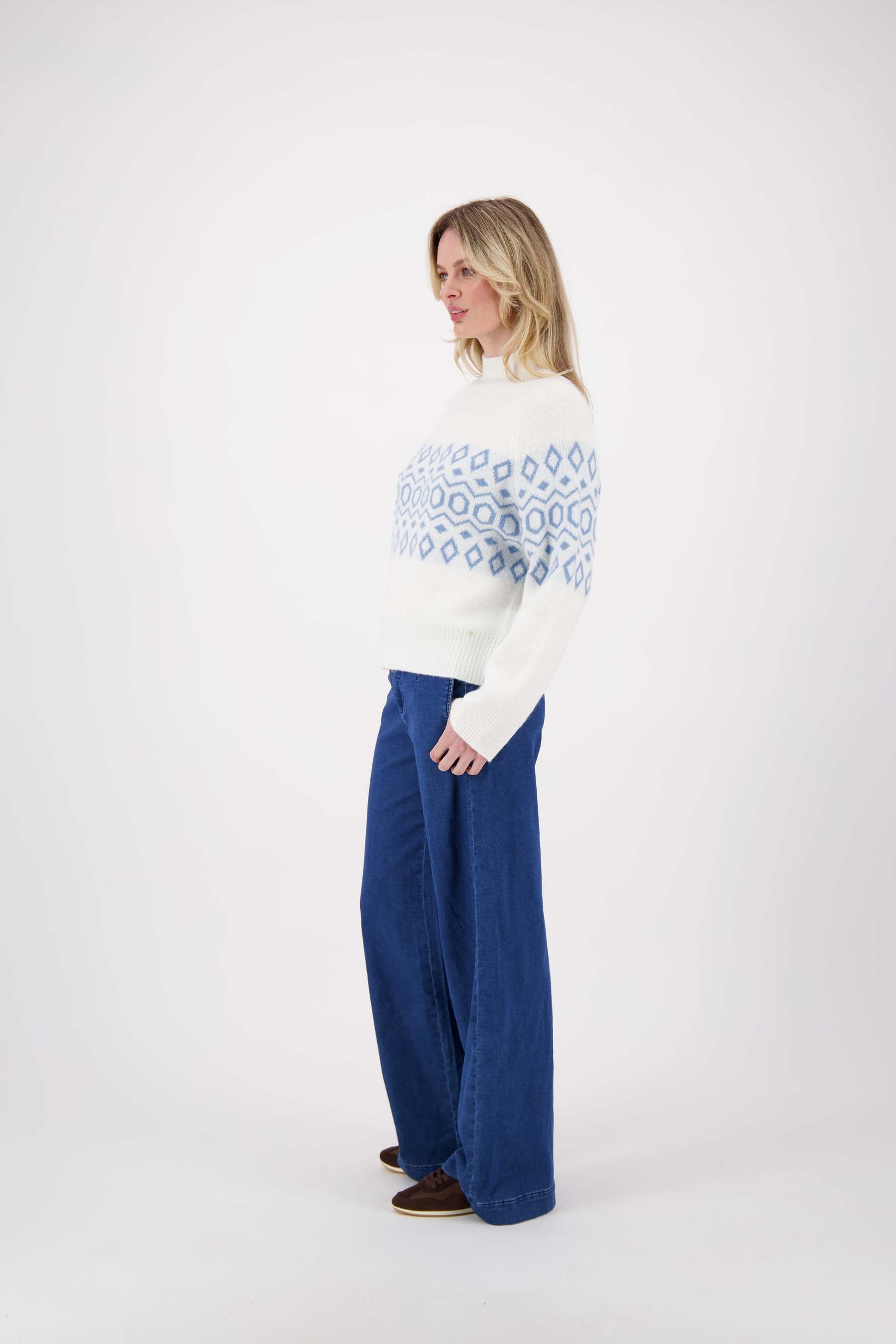 trui met nordic jacquard