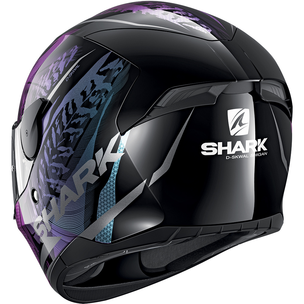Shark - Casque D-Skwal 2 Shigan Noir / Violet / Bleu / Gris