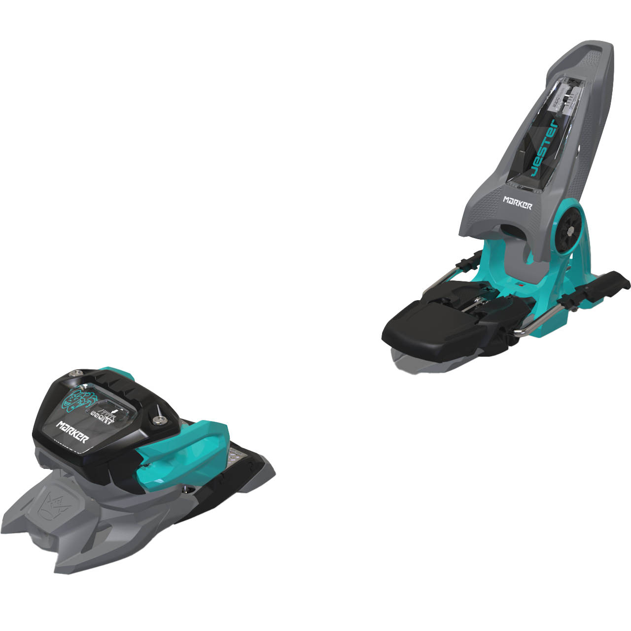 Marker Jester 16 grey/turquoise | Marker Skibindungen | Marker | M | MARKEN | XSPO