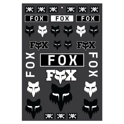 Planche de stickers Fox LEGACY TRACK PACK - Noir