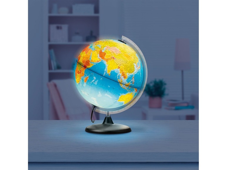 Verlichte wereldbol