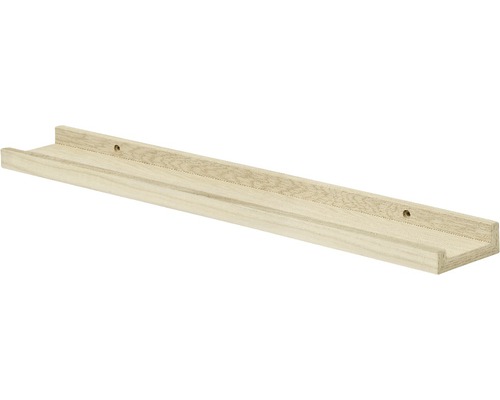 Wandplank rand schilderijlijst 80x9x3 cm vintage eiken