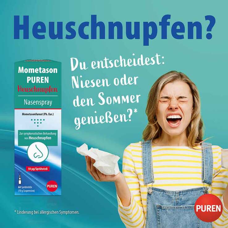 Mometason Puren Heuschnupfenspray 50 µg, 18 g