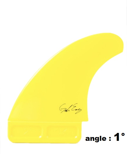 K4 Fins Ezzy Asymetric 1 deg - Front - Slot Box ( paire ) 7 cm