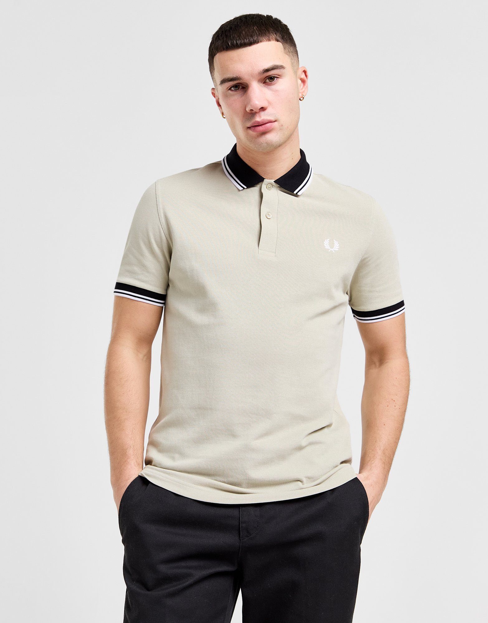 Fred Perry Polo Col Contrasté Homme
