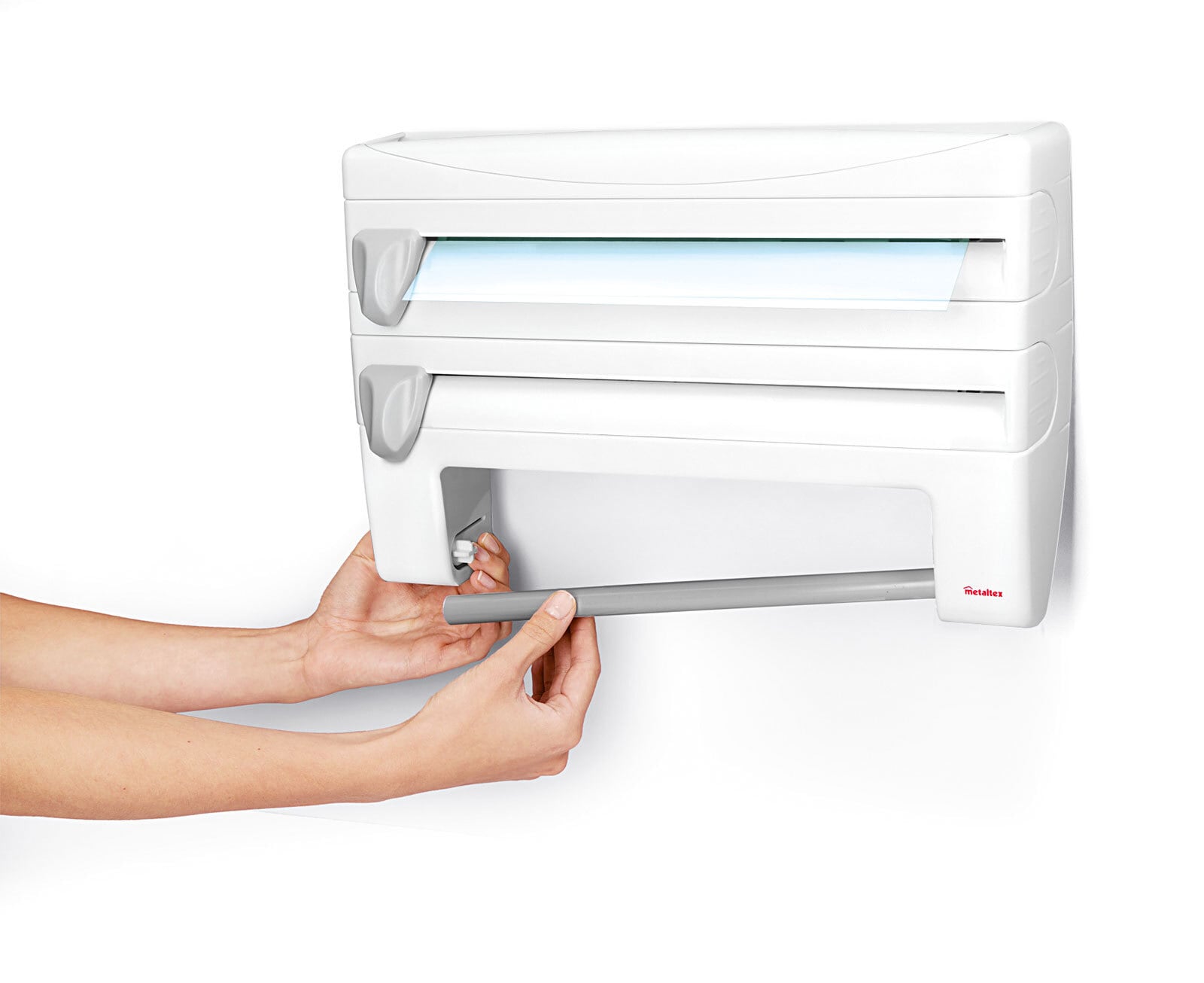 metaltex Küchenrollenspender roll´n´roll für 3 Rollen
