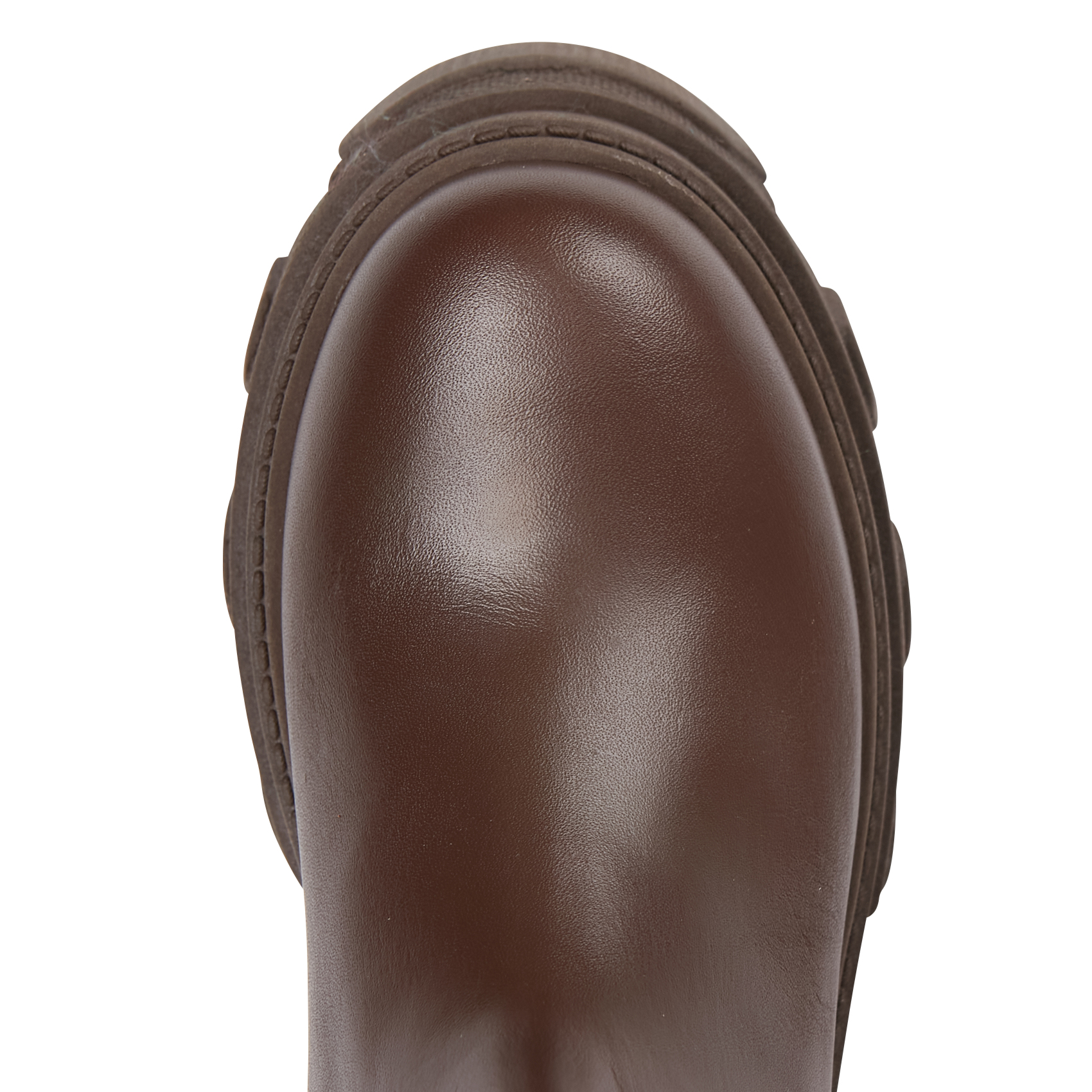 KATIUSKA - Bottes hautes en cuir| Marron