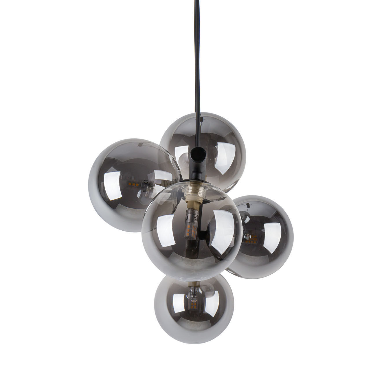 Micadoni Suspension Alioth noir/graphite - 27x63x115 cm