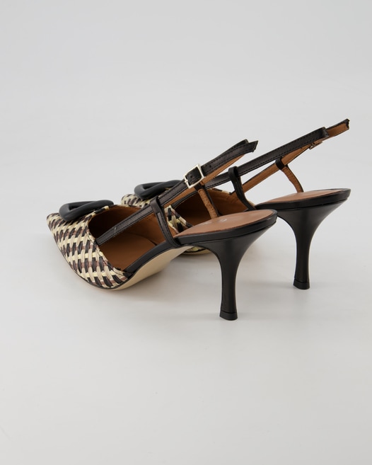 George Watts G8518 Slingpumps in Mehrfarbig