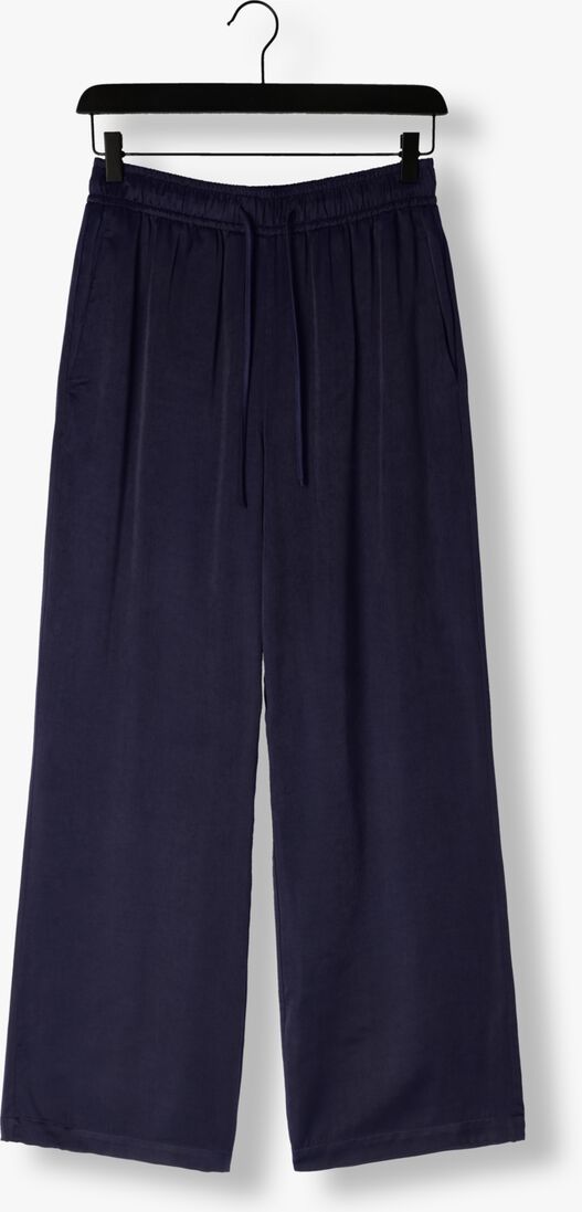 donkerblauwe dante6 pantalon noldy wide leg pants