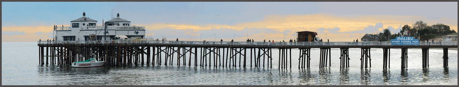 Malibu Pier by Larry Yust - Limited Edition. Edition of: 150. Signed.