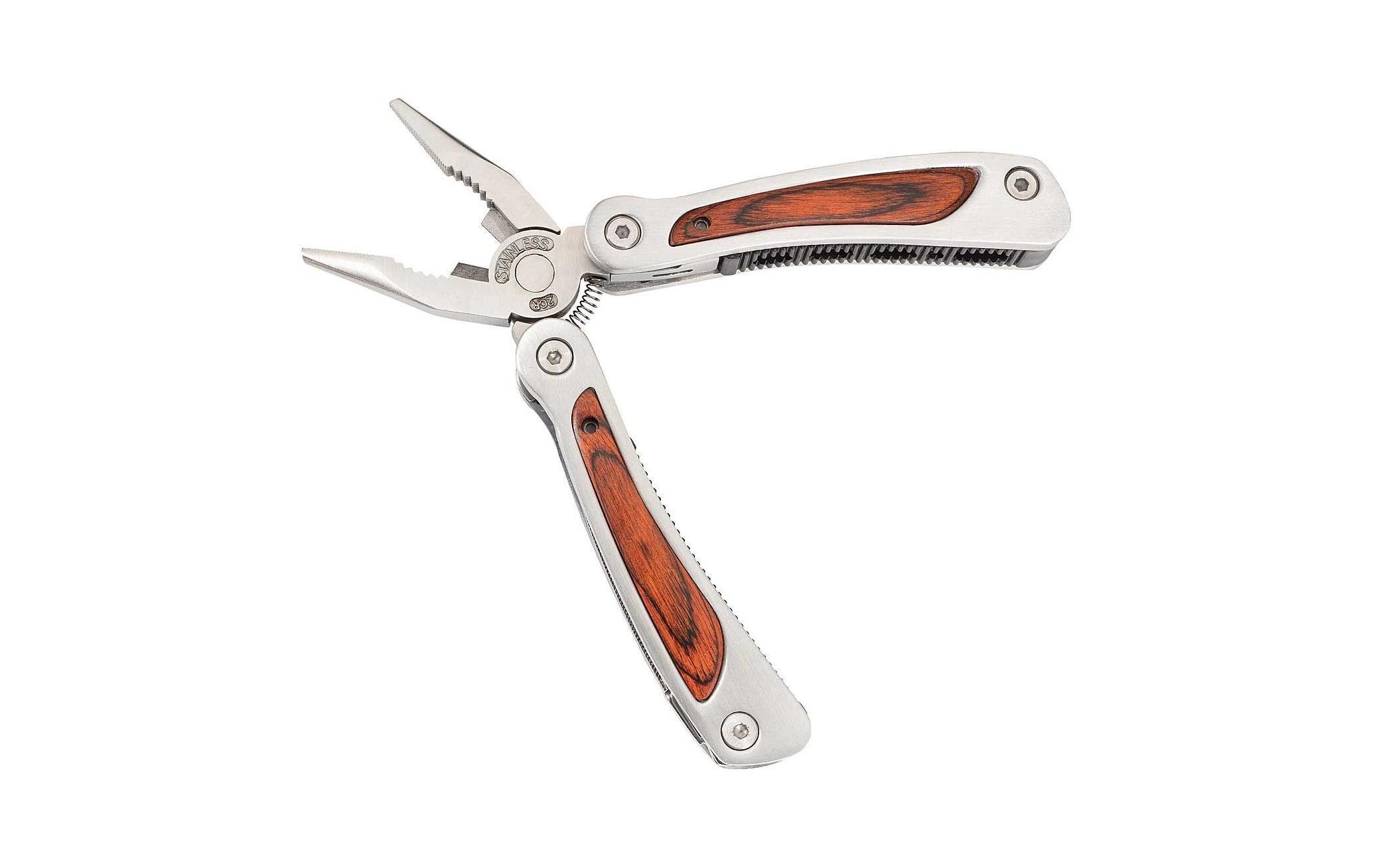 Multi-Tool mit HolzeinlageMultifunktionswerkzeug