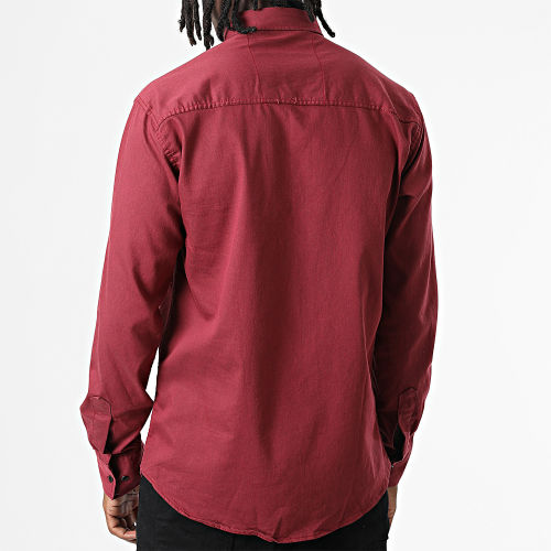 Chemise Manches Longues W-324 Bordeaux