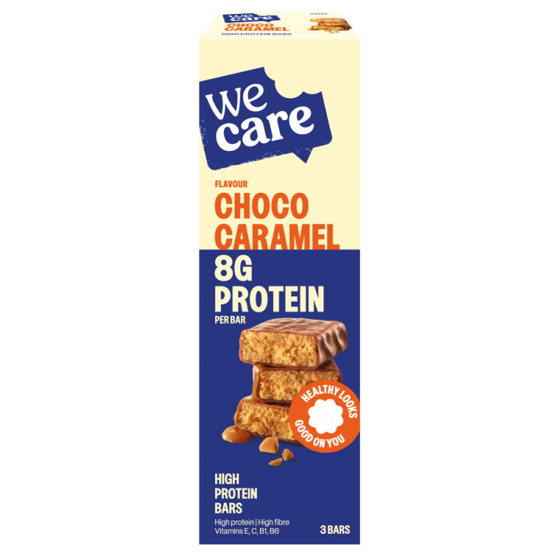 WeCare High Protein Bars Choco Caramel 81gr