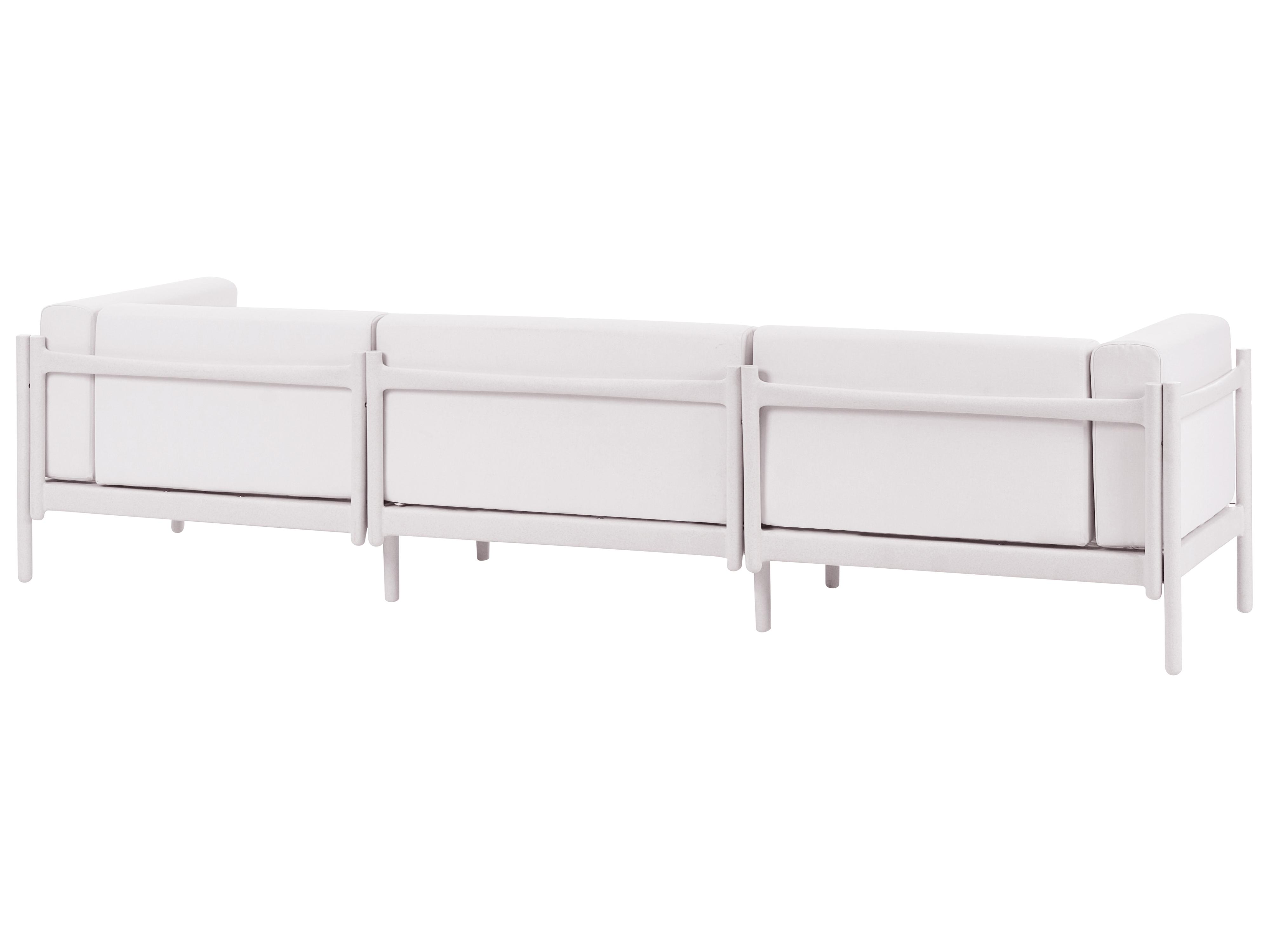 Tuin loungebank 3-zits FERRETTI Lichtbeige