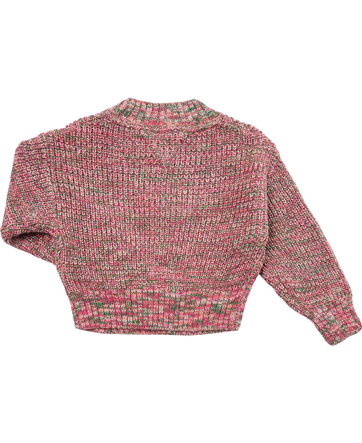 Tommy Hilfiger CHUNKY MELANGE SWEATER Beige / multi