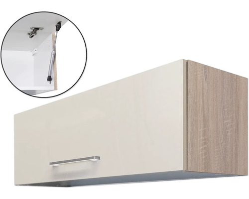 Flex Well Nepal wandkast (B x D x H): 100 x 32 x 32 cm, kasjmier glanzend, gedemonteerd