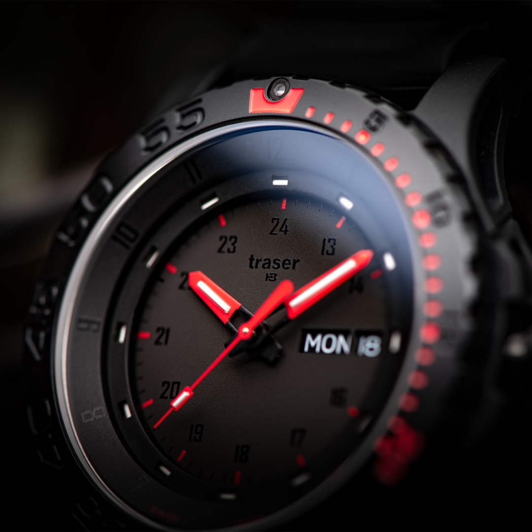 traser P66 Tactical Mission Red Combat