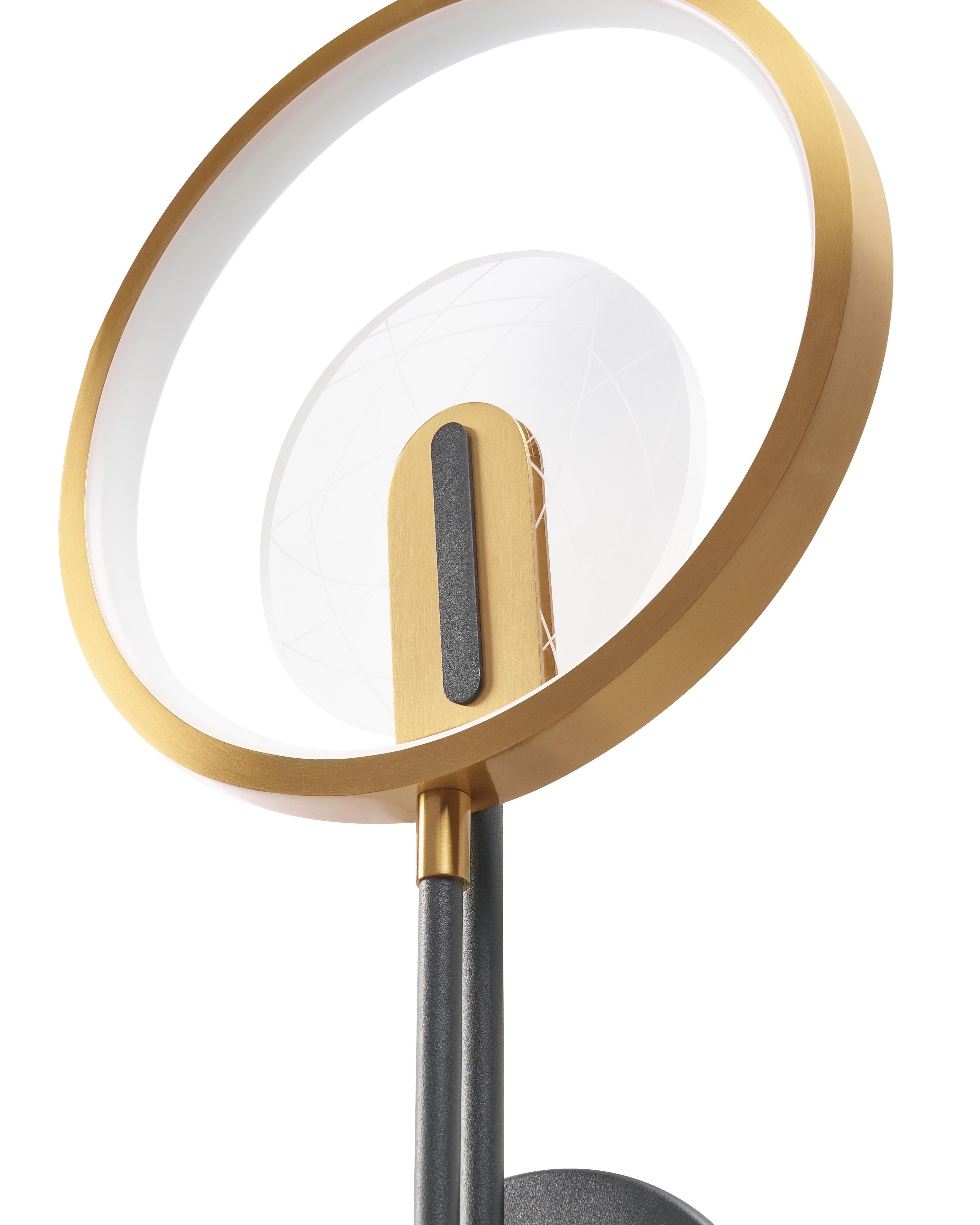 LED wandlamp SAMBRE Metaal Goud Zwart