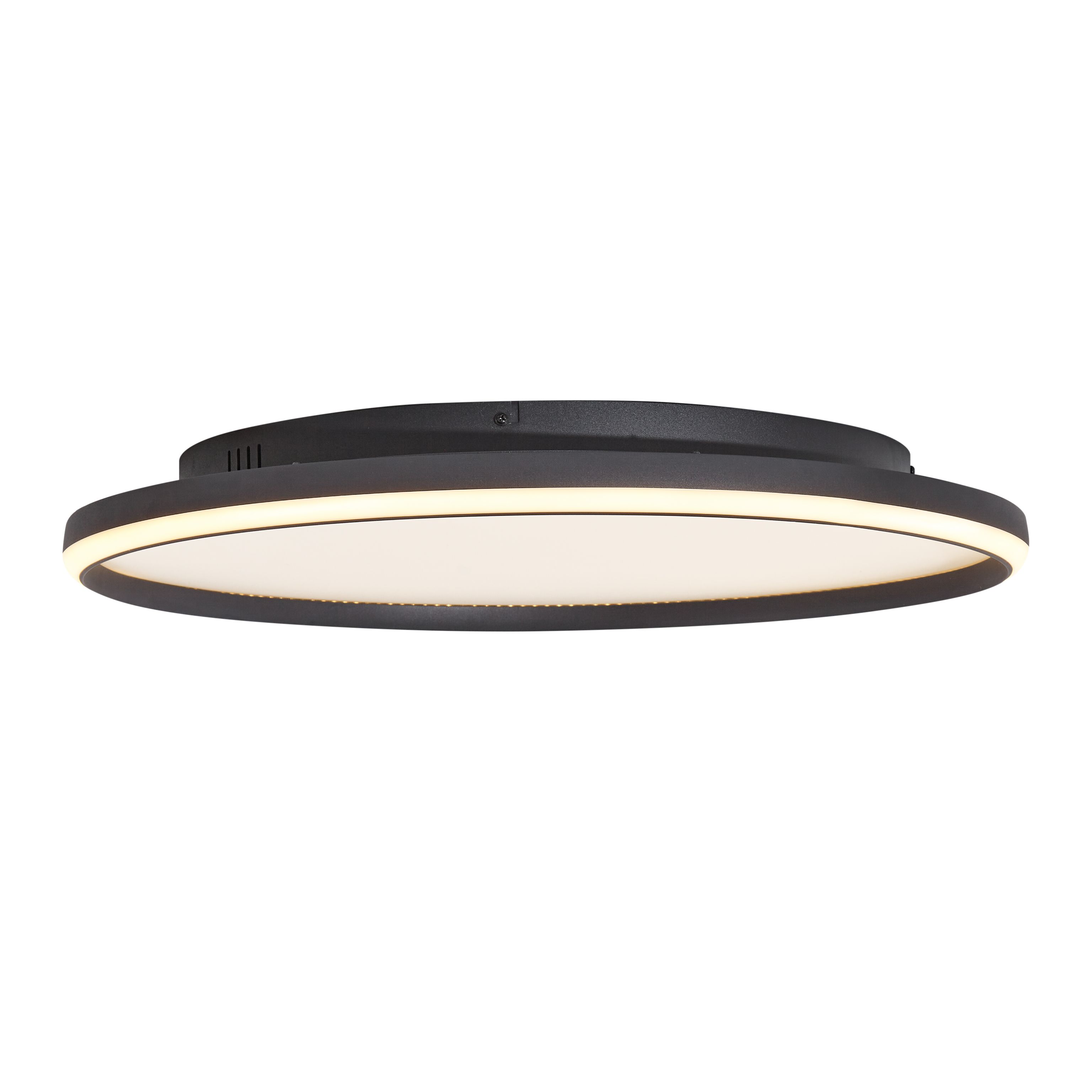 Design plafondlamp zwart met wit incl. LED 3-staps dimbaar - Xavi