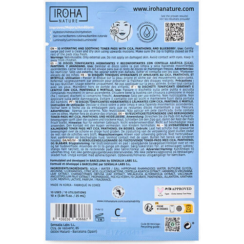 Iroha Nature - Hydrating Toner Pre-soaked Pads