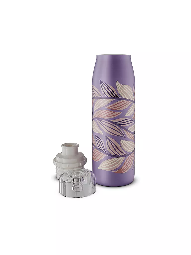 ALFI Isolierflasche - Thermosflasche Kids 0,5l Leaves lila