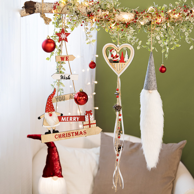 Christbaumkugeln - rot - Ø ca. 6 cm - 30 Stück