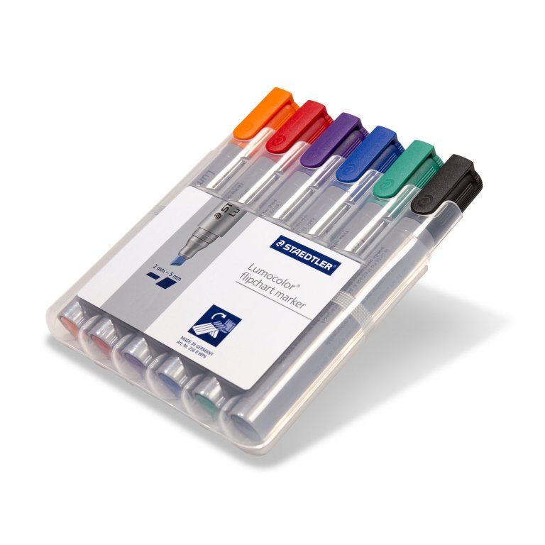 Staedtler Flipchartmarker Lumocolor, Keilspitze