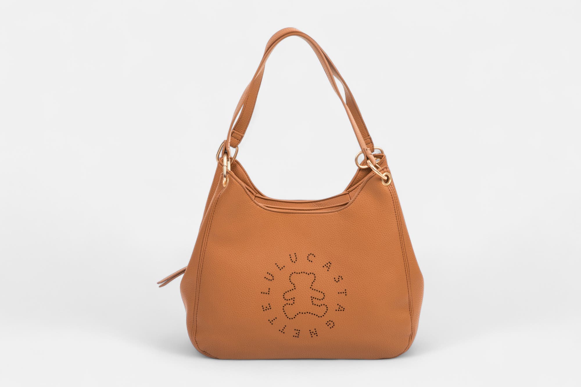Sac de shopping cognac