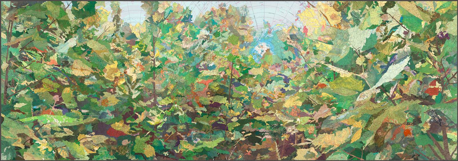 Waldeinsamkeit by Matthew Cusick - Limited Edition. Edition of: 150. Signed.