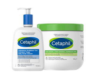 Cetaphil Daily Facial Cleanser 470ML   Hydraterende Crème 450GR Combi 2ST