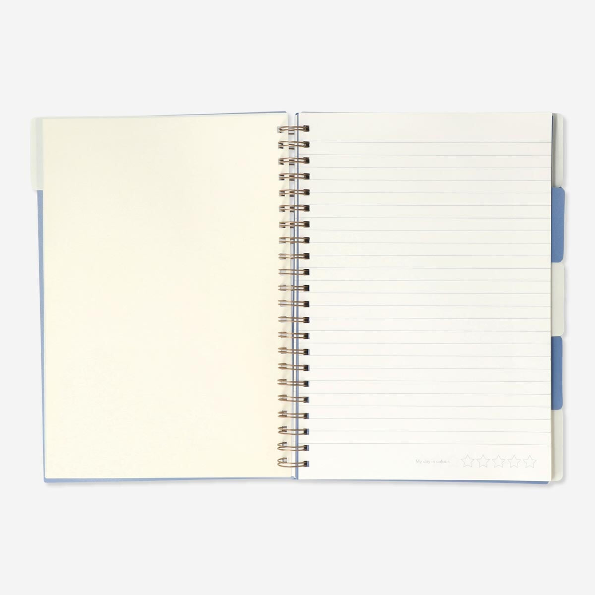 Notesbog med indeksfaner. A4