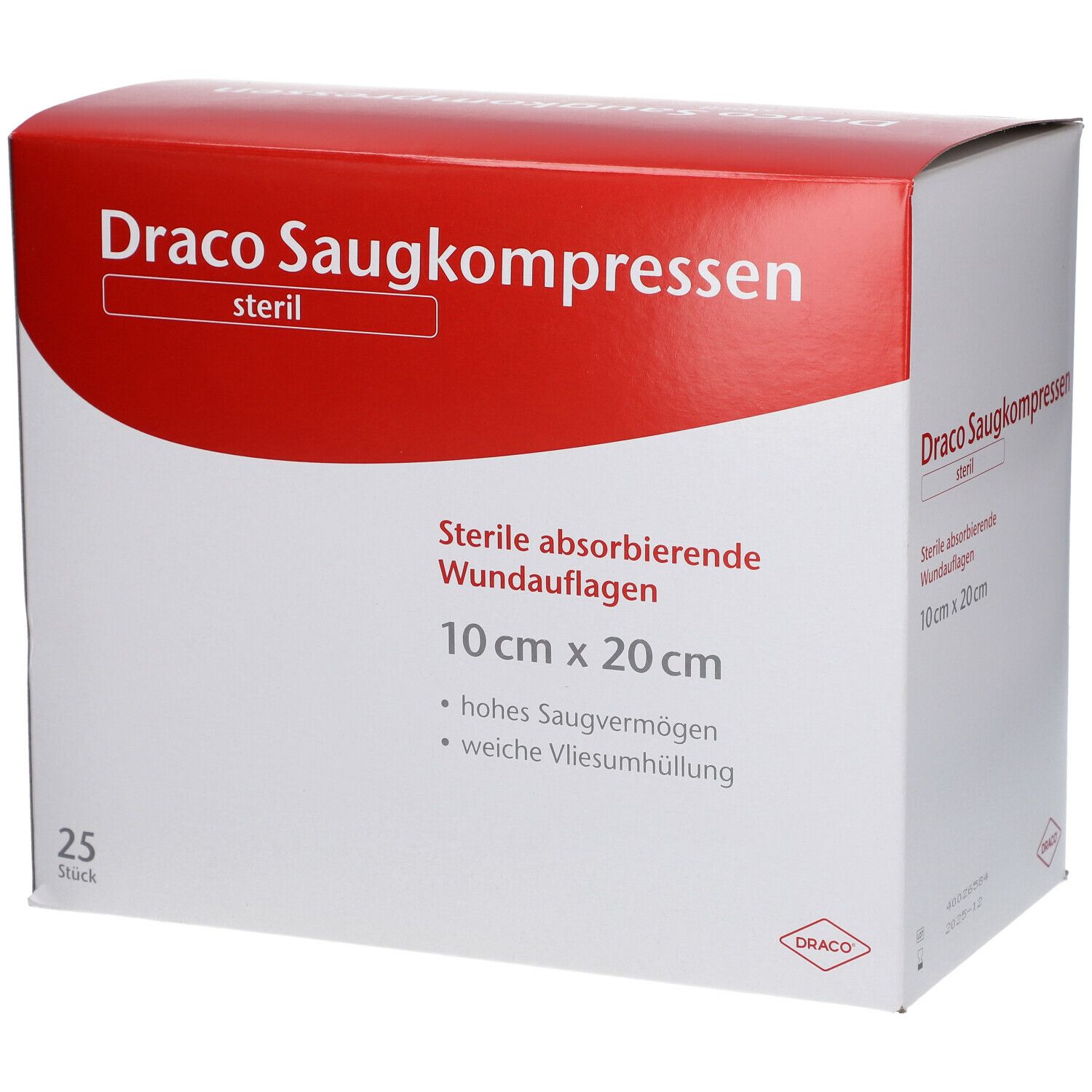 Draco Saugkompressen 10 x 20 cm steril