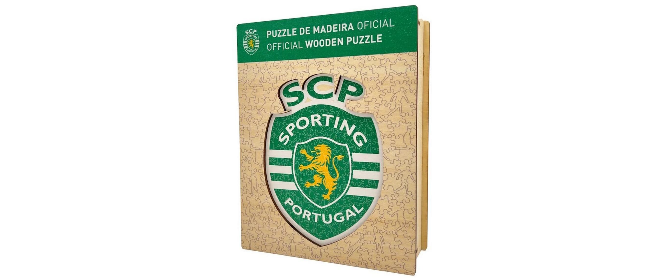 Sporting CP – LogoOffizielles Holzpuzzle, Grösse M