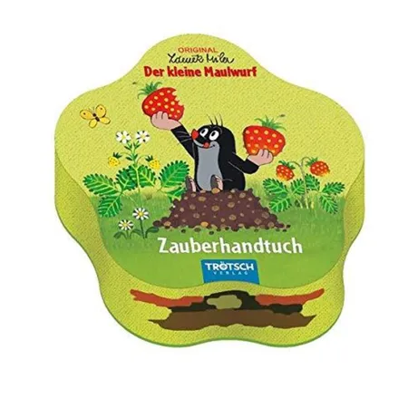 Trötsch Zauberhandtuch Der kleine Maulwurf, 1 Stück, 3-fach sortiert
