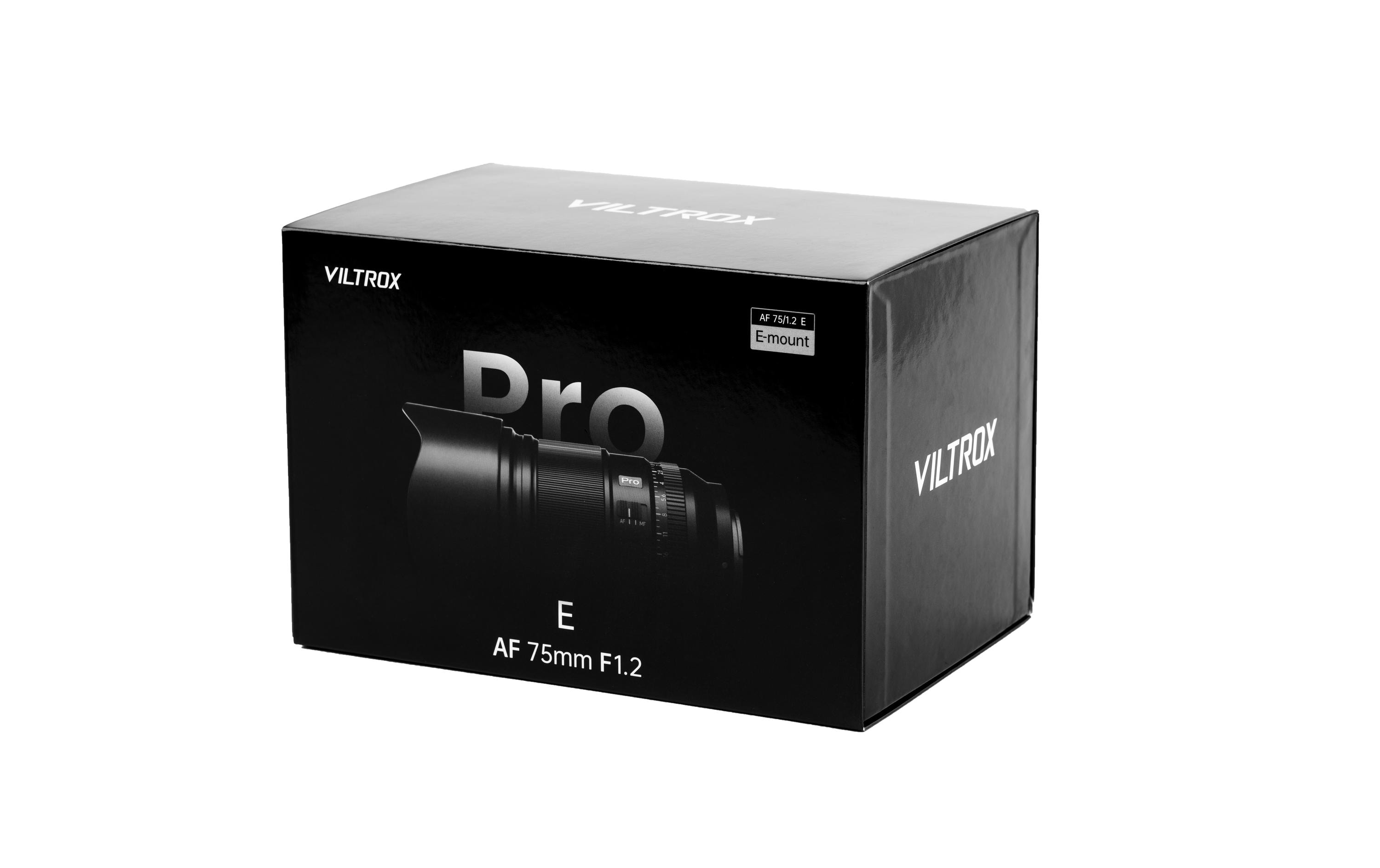 Festbrennweite AF 75mm F/1.2 – Sony E-Mount<br>APS-C-Prime-Objektiv mit Autofokus und grosser Blendenöffnung