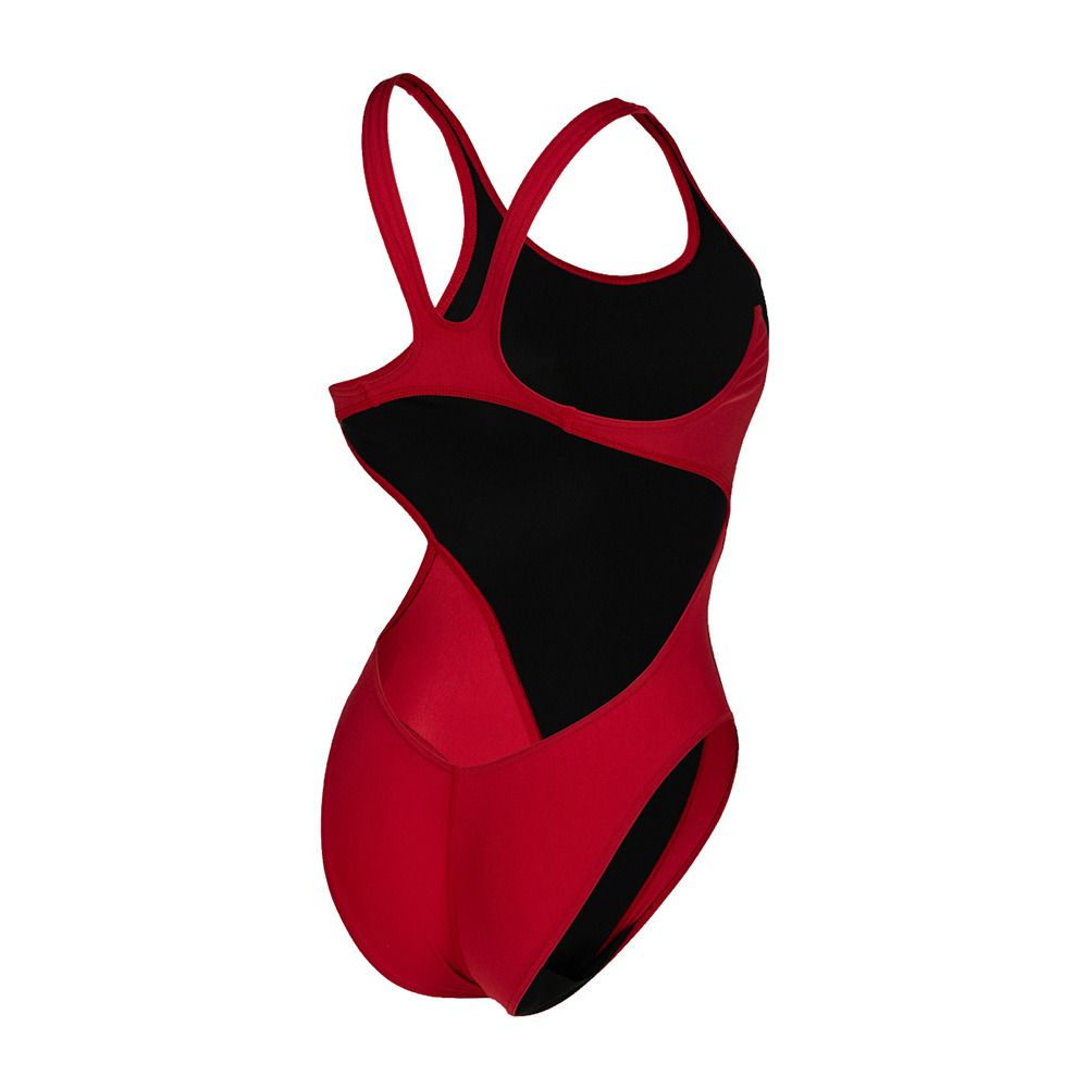 Arena TEAM SWIM TECH SOLID - Maillot de bain 1 pièce Femme red/white