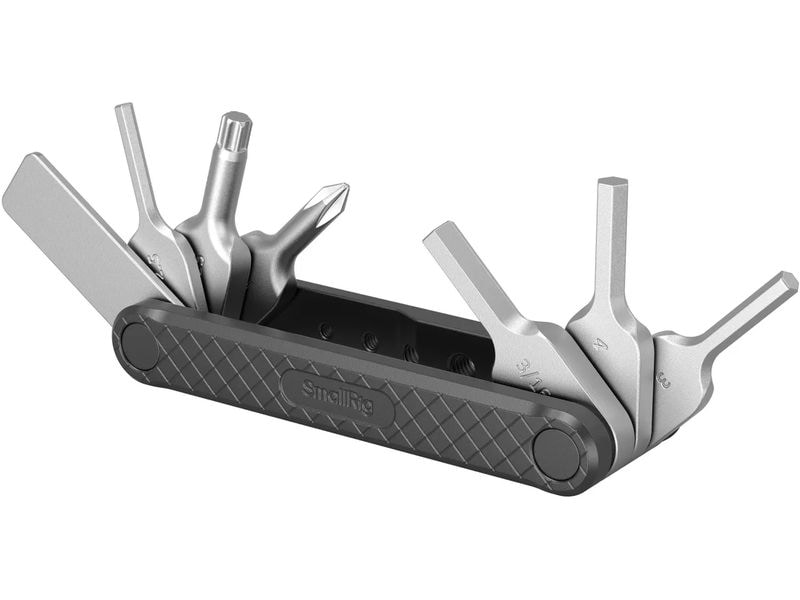Smallrig Faltbares Multi-Tool-Set - Schwarz Umfassender Werkzeugsatz für verschiedene Schraubentypen und -grössen