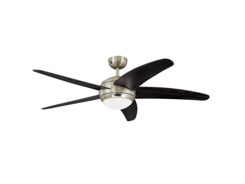 Westinghouse Bendan Loftsventilator 60 W (Ø x H) 132 cm x 360 mm Aluminium (børstet) med fjernbetjening, Med belysning