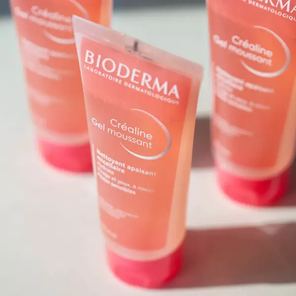 Bioderma Créaline Gel de Limpeza Espumante Suavizante para Pele Sensível 100ml