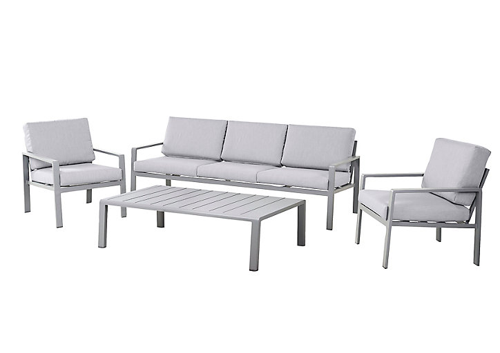 Salon bas de jardin GoodHome Moorea 5 personnes
