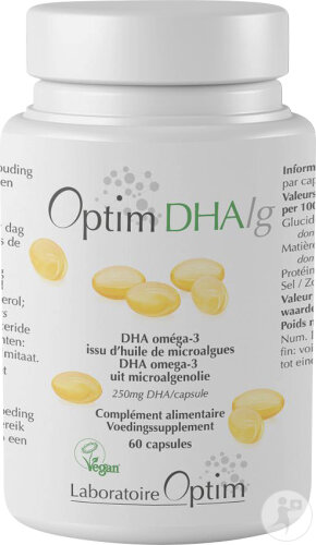 Optim DHAlg Végan Complément Alimentaire 60 Capsules