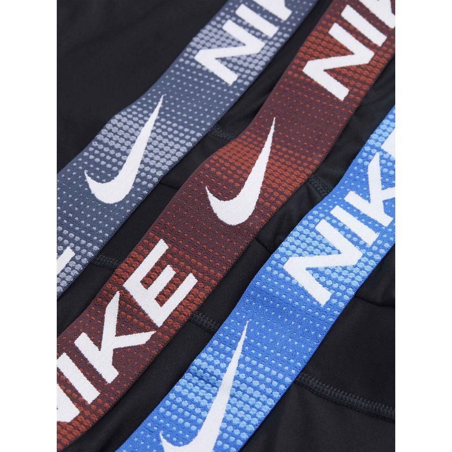 Nike Shorts Boxer Pack de 3 - Noir/Ashen Slate/Bordeaux